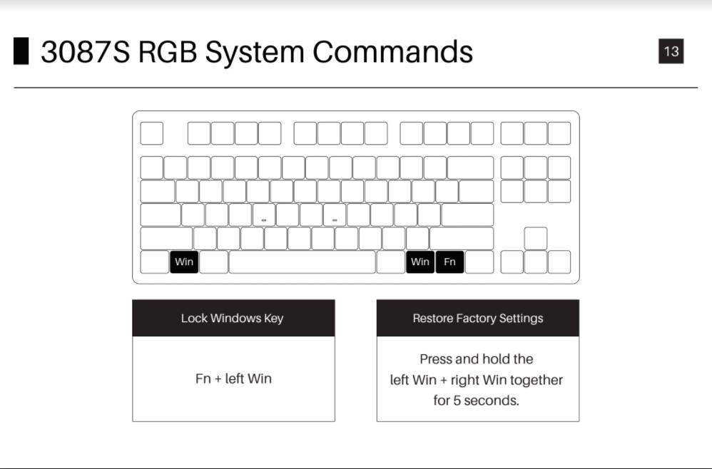 AKKO 3087S RGB system commands
