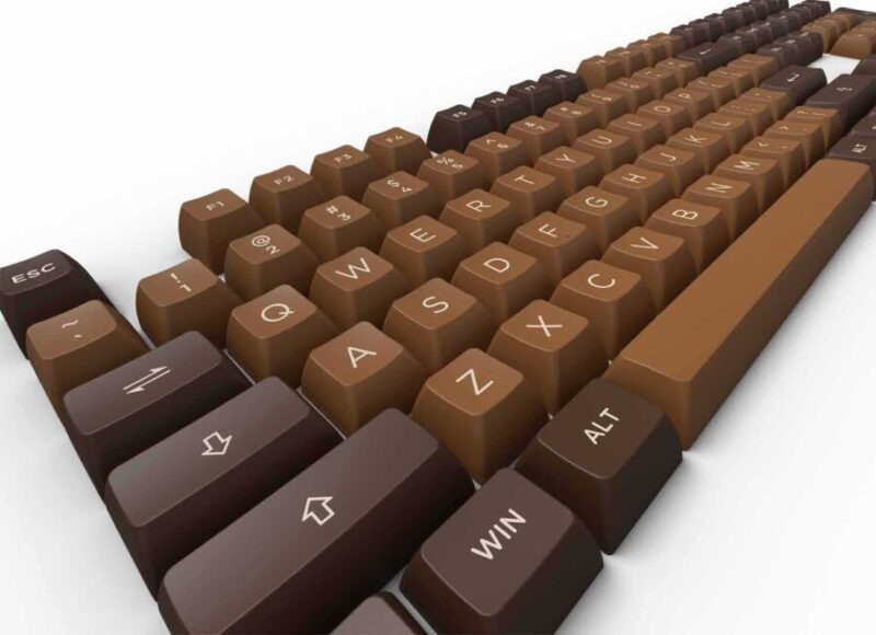 AKKO Keycap set – Chocolate (PBT Double-Shot/ASA profile/178 nút) 5
