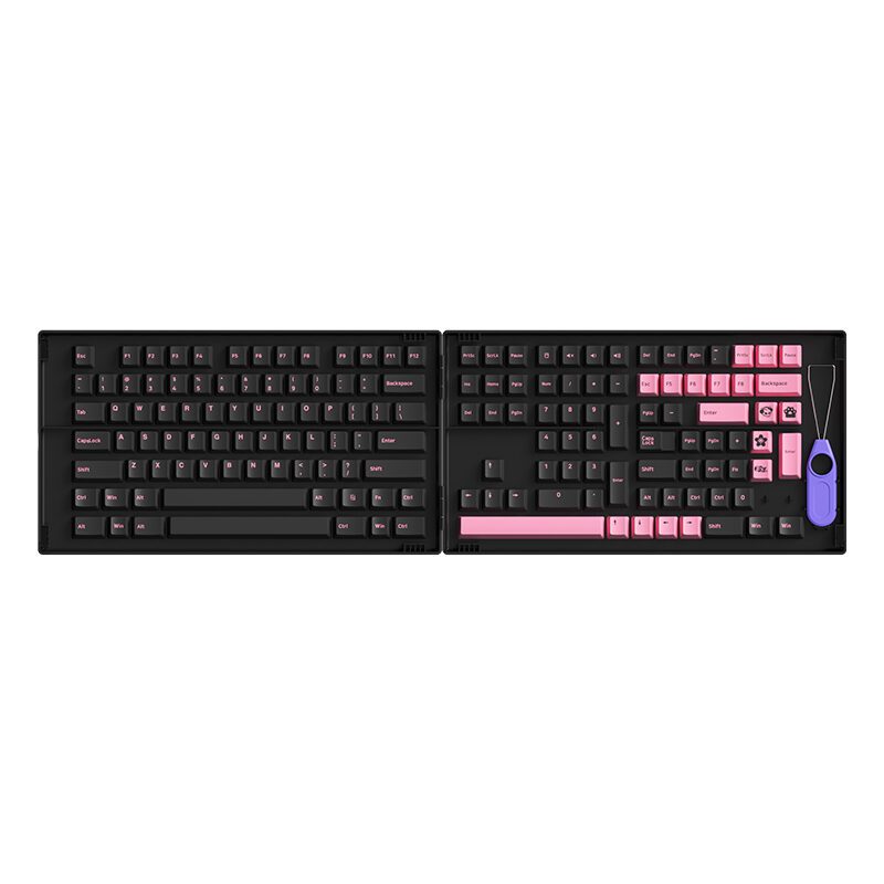 AKKO Keycap set – Black Pink (PBT Double-Shot/Cherry profile/229 nút) 7