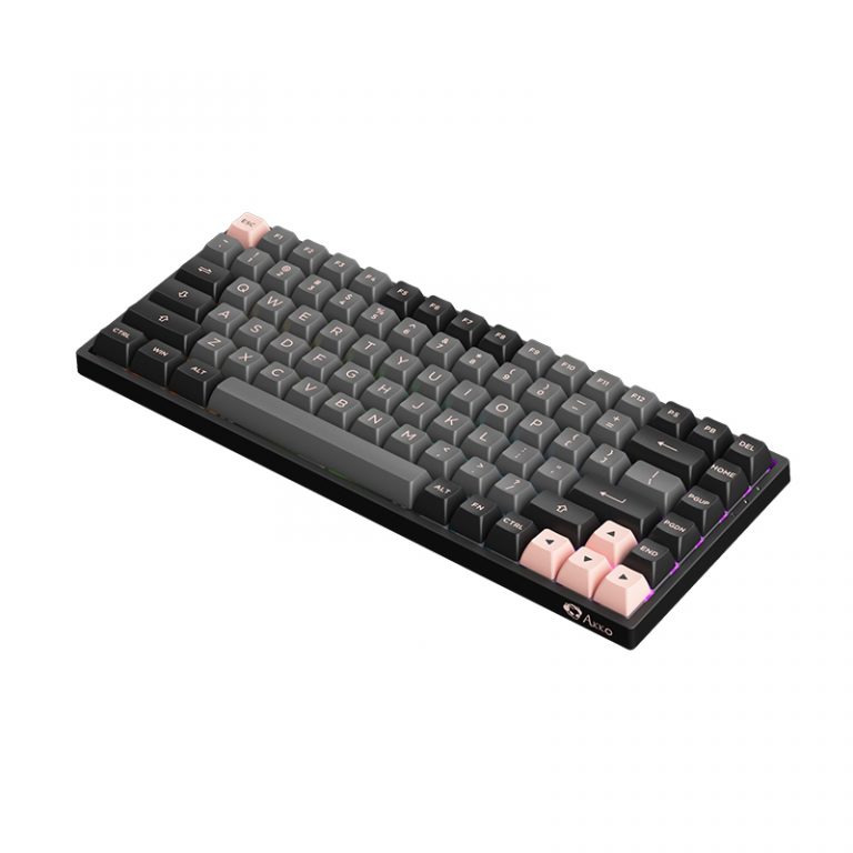 Bàn phím cơ AKKO 3084B Plus Black Pink (Bluetooth 5.0 / Wireless 2.4Ghz / Hotswap / Foam tiêu âm / AKKO CS Jelly sw) 6