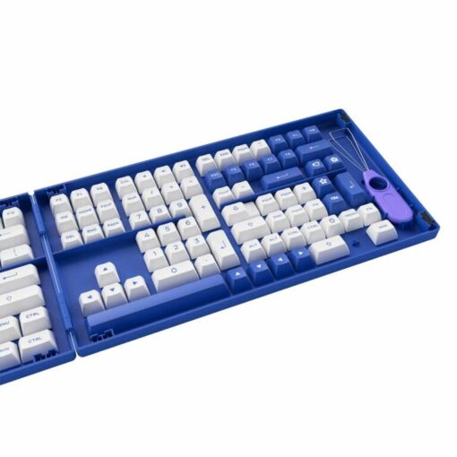 akko keycap set blue on white 01 4