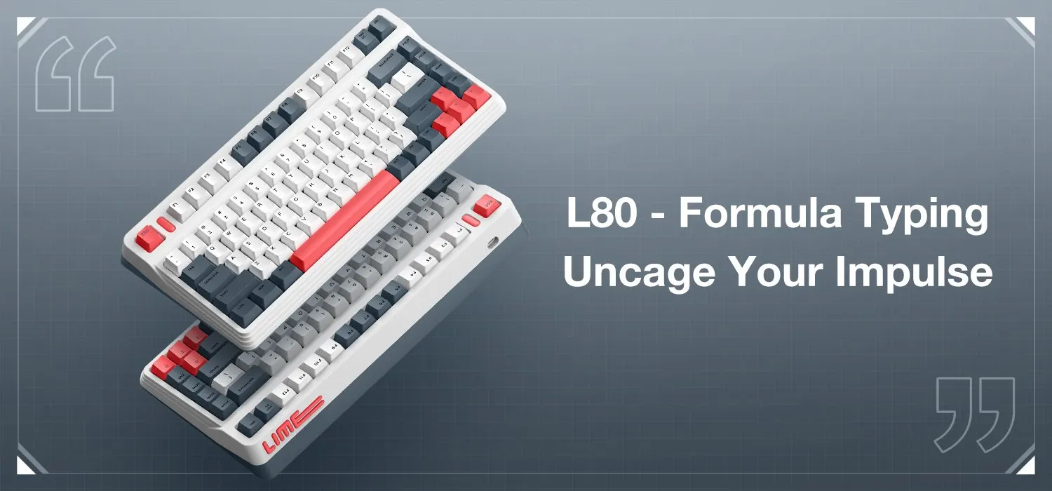 Bàn phím cơ IQUNIX A80 Formula Typing Wireless Mechanical Keyboard 22