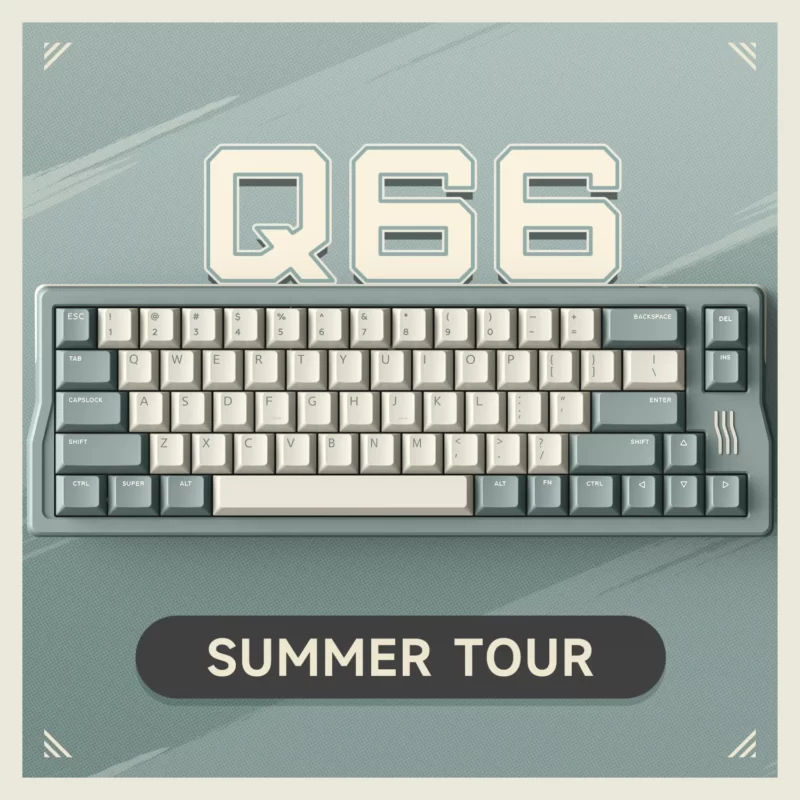 Bàn Phím Cơ IQUNIX Q66 Summer Tour Wireless 1